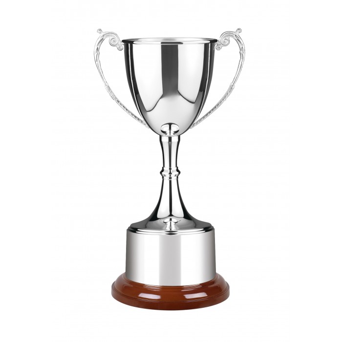 SILVER PLATED TRADITIONAL TROPHY CUP - 5 SIZES